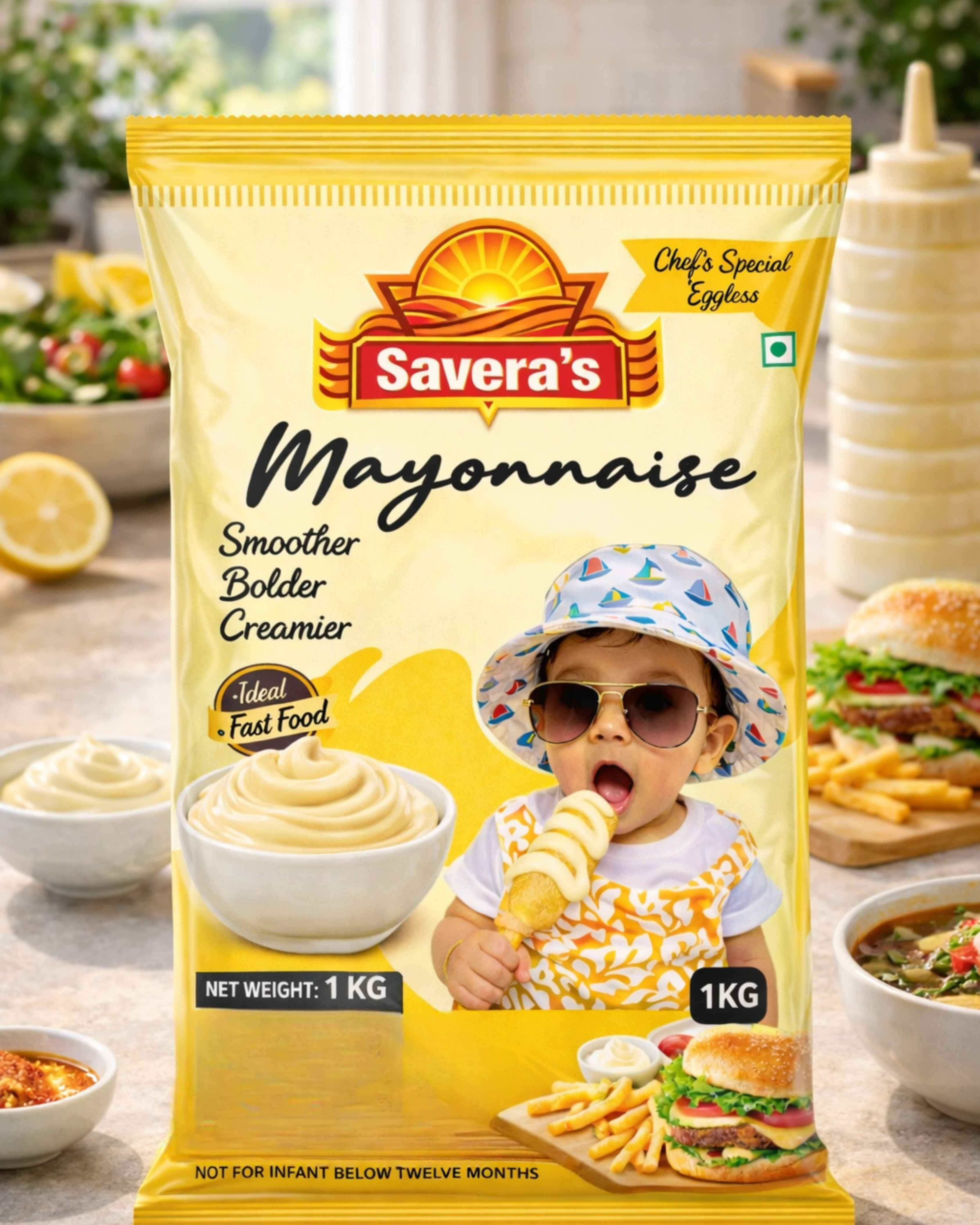 Mayonnaise (Eggless) 1kg view 4